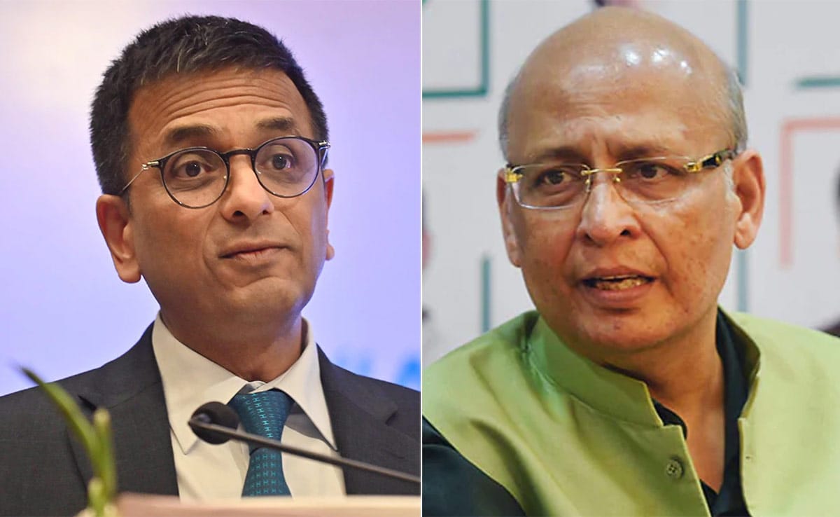 You are currently viewing "You Should Support Us": Chief Justice Joshes Abhishek Singhvi In AAP Case