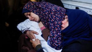 Read more about the article Infant twins born during Gaza war killed in Israeli strikes, buried in Rafah
