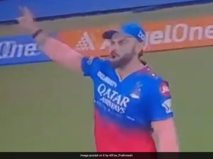 Read more about the article Kohli Gives Mouthful To Ravindra After CSK Star's Dismissal, Gesture Viral