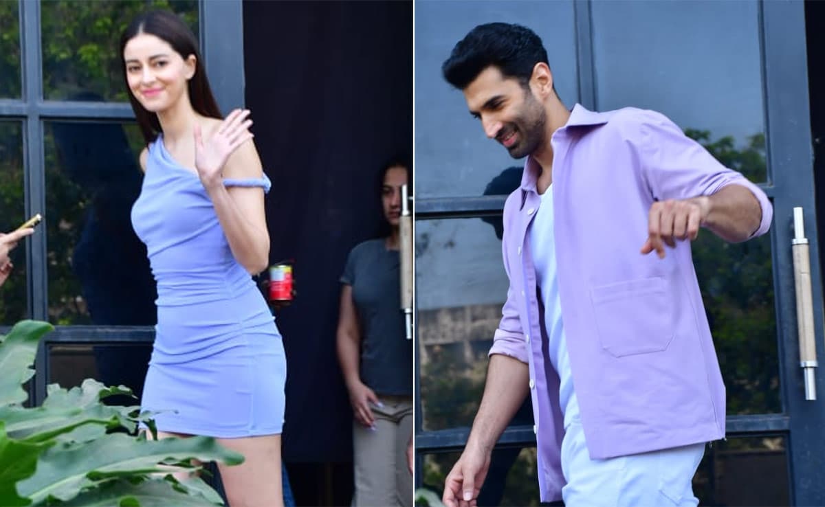 Read more about the article Spotted: Ananya Panday And Aditya Roy Kapur Twinning And Winning On A Shoot