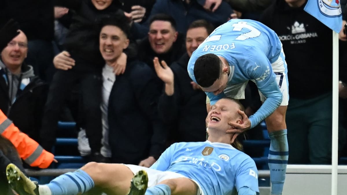 Read more about the article Foden Double Inspires Manchester City To Derby Win Over Manchester United