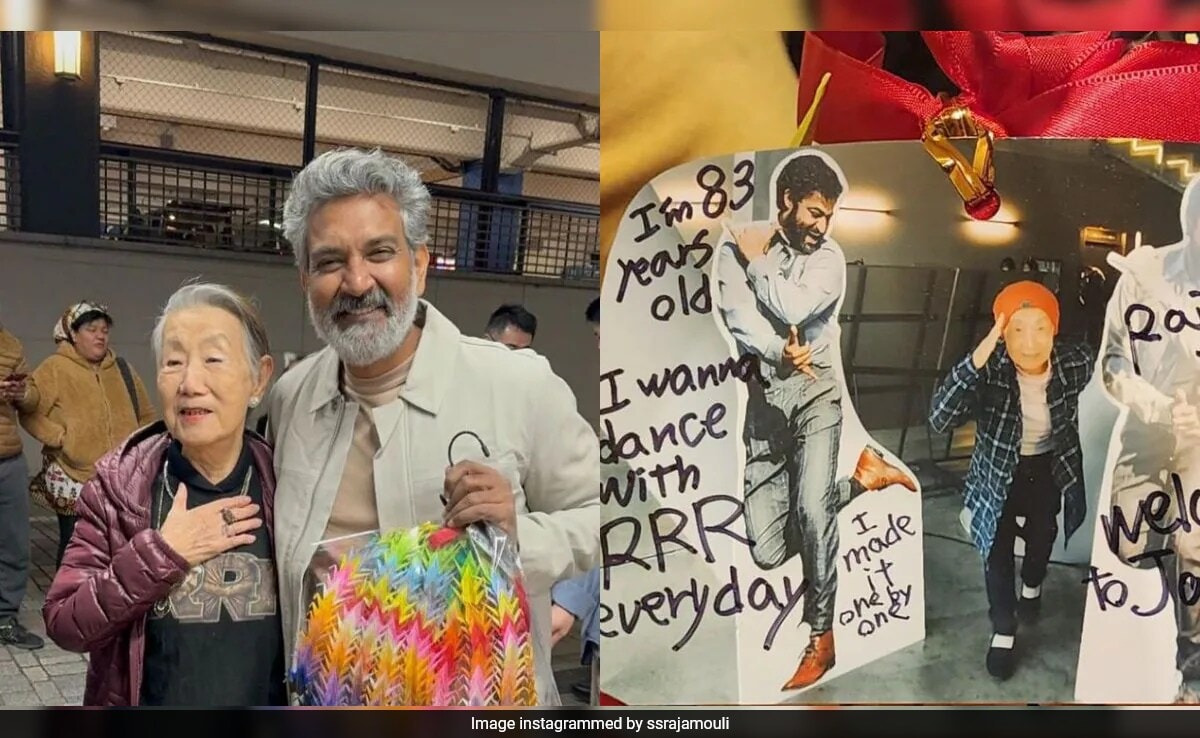 You are currently viewing SS Rajamouli Receives Special Gift From An 83-Year-Old Japanese Fan: "RRR Made Her Happy"