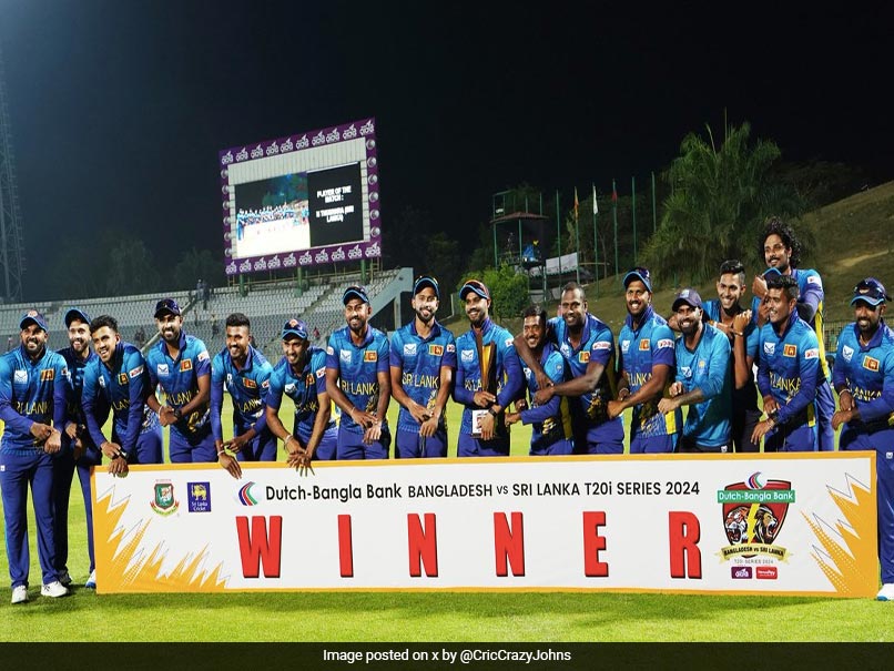 You are currently viewing Sri Lanka Players' 'Timed Out' Celebration After Series Win vs Bangladesh