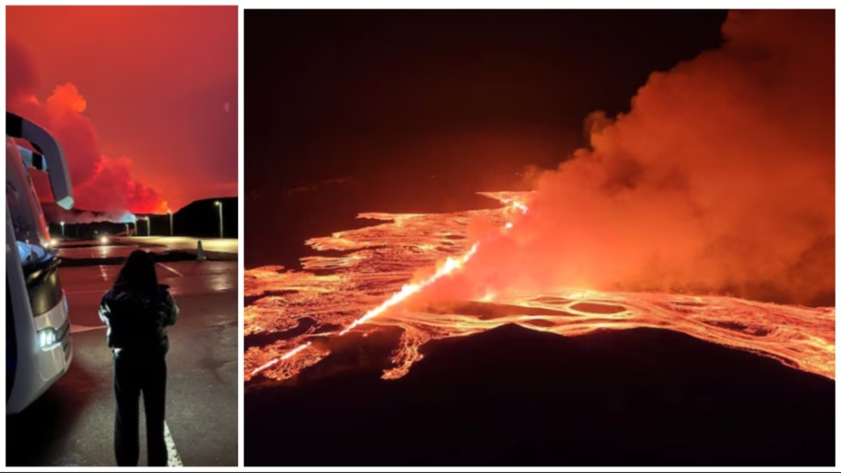 You are currently viewing Volcano erupts again in Iceland, fourth time in 3 months