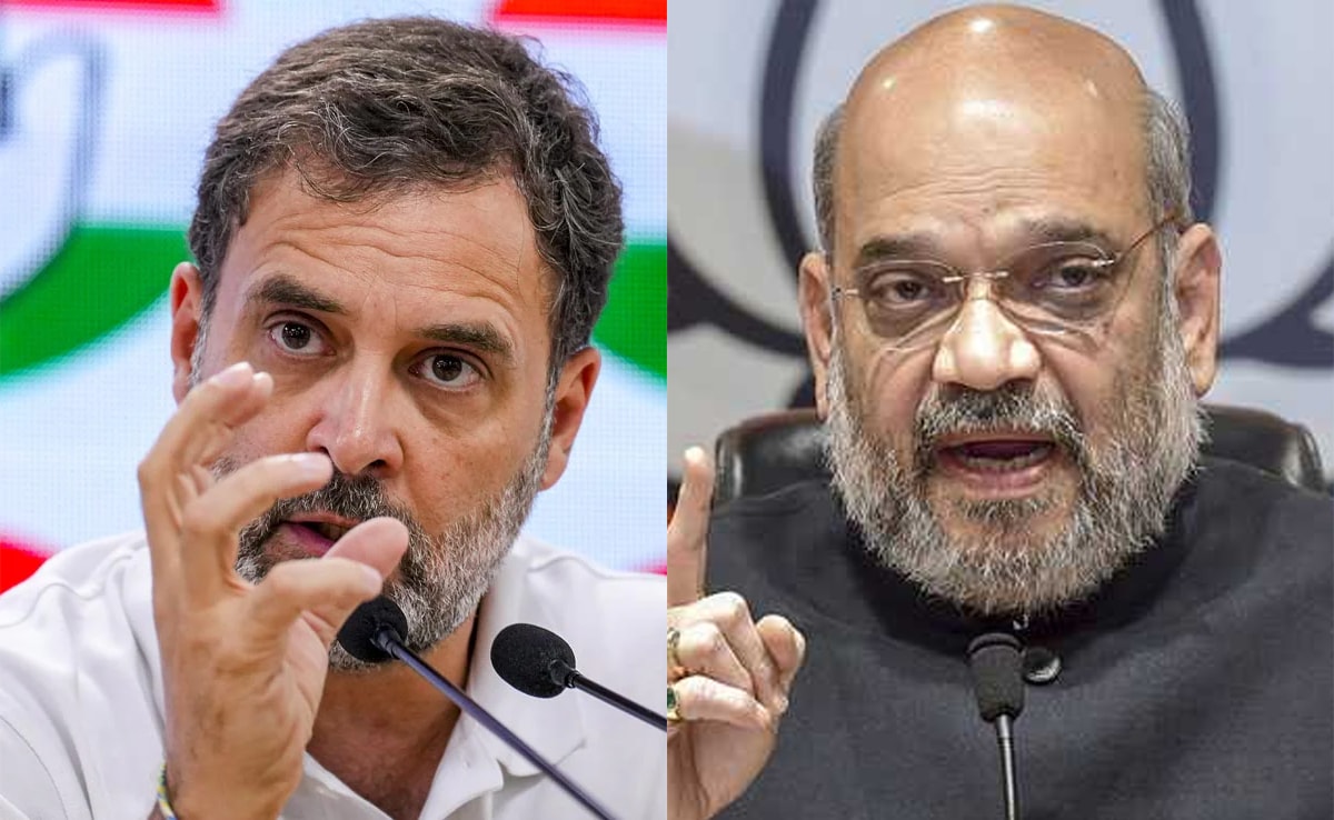 You are currently viewing "Opposition Got Bonds Too, It's Extortion?": Amit Shah Rebuts Rahul Gandhi