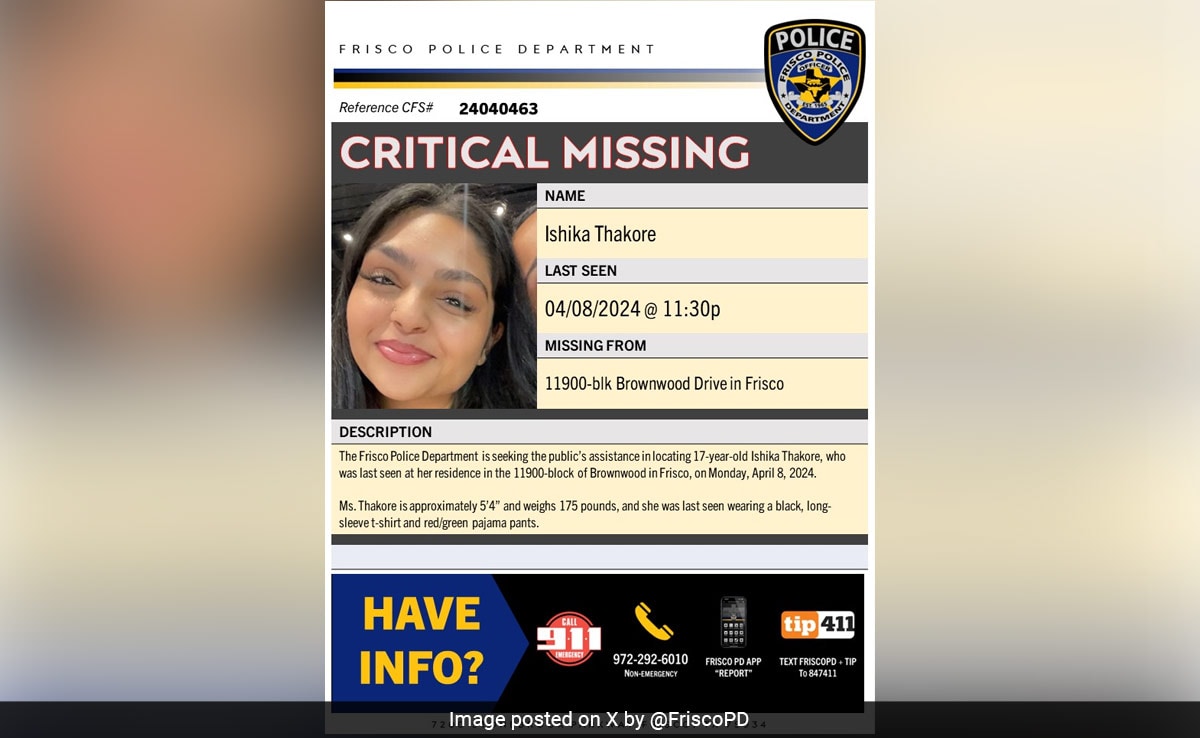 Read more about the article Indian-Origin Student Found In US Days After She Went Missing