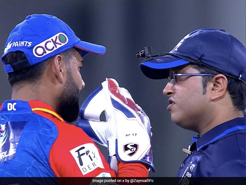 Read more about the article DRS Drama Hits IPL Again: Rishabh Pant Argues With Umpire Over Review
