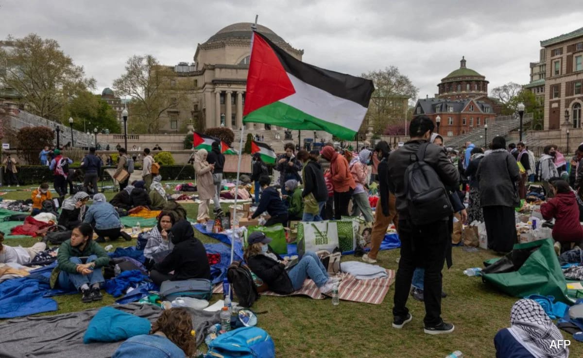 Read more about the article Pro-Palestine Rally At Columbia University Draws Backlash Over Antisemitism