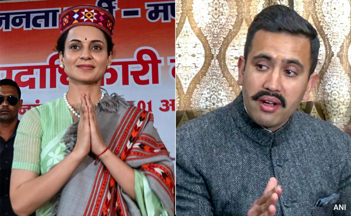 You are currently viewing Congress Fields Virbhadra Singh's Son Against Kangana Ranaut In Himachal