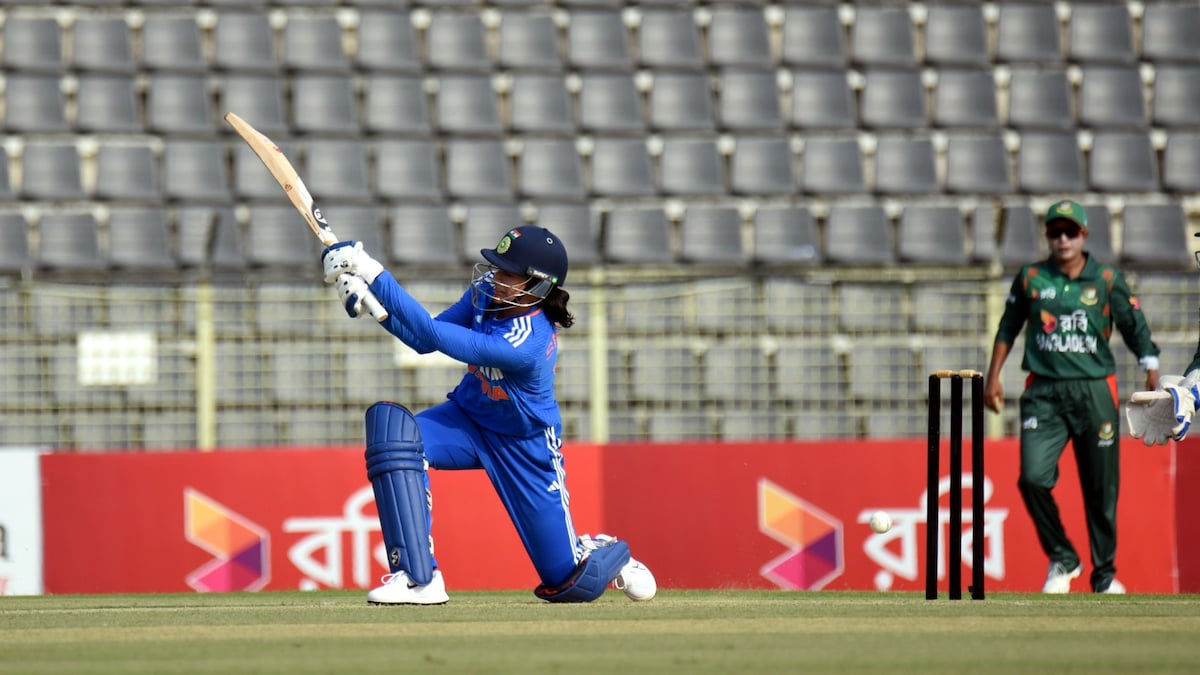 Read more about the article India Beat Bangladesh By 44 runs In First Women's T20I