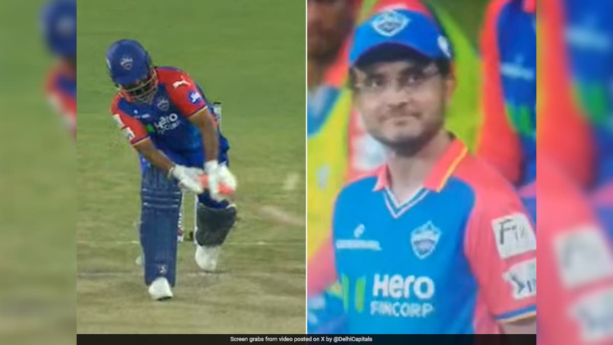 Read more about the article Watch: Rishabh Pant's Cheeky Reverse Scoop Gets Ganguly Out Of His Seat