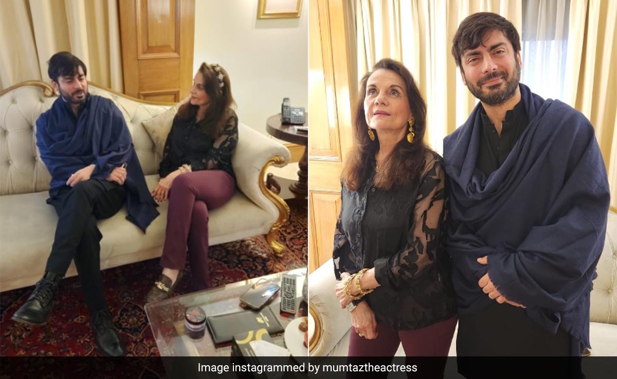 Read more about the article Crazy Viral: Mumtaz's Pics With Fawad Khan, Ghulam Ali And Others
