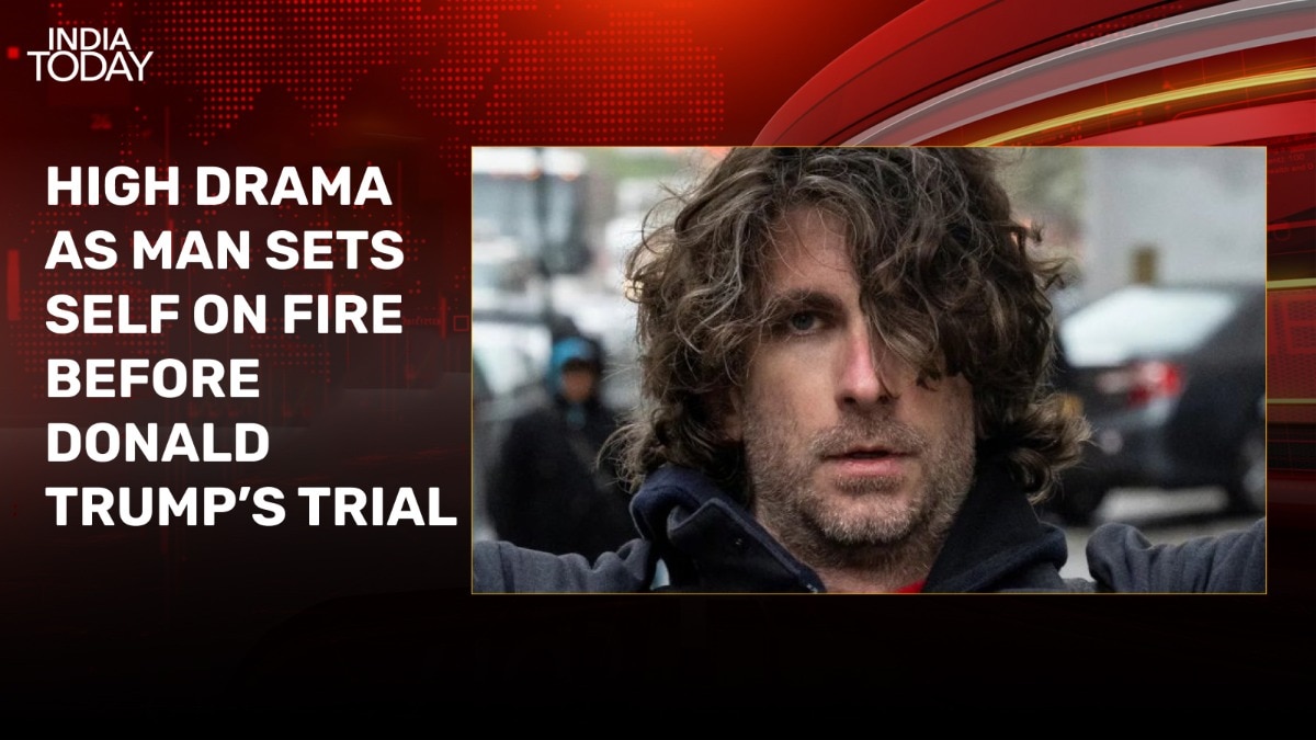 You are currently viewing US man sets self on fire before Donald Trump’s Manhattan hush money trial