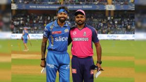 Read more about the article IPL Live: Hardik Pandya On Cusp Of 'Century' As MI Take On No 1 RR