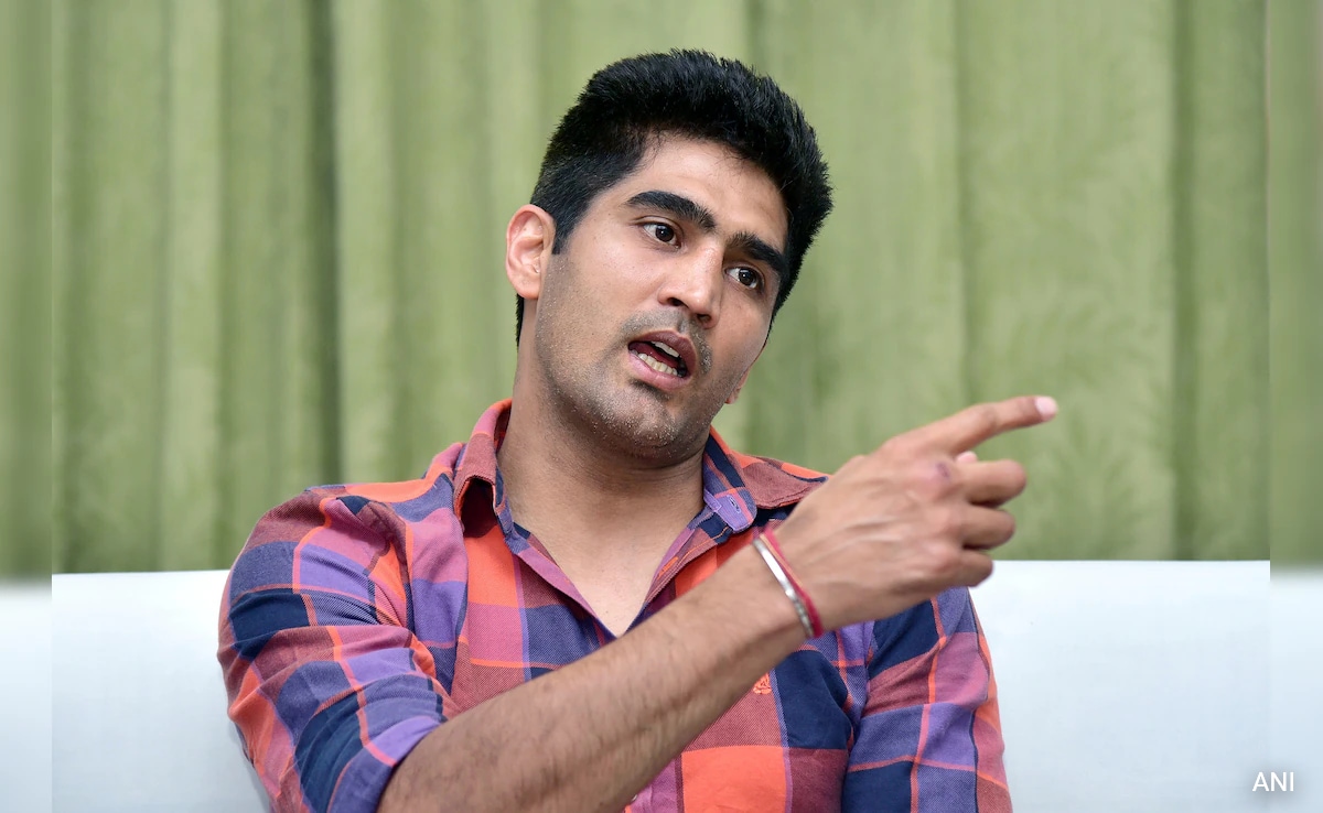 You are currently viewing "Emotional Toll": Boxer Vijender Singh On Switching From Congress To BJP