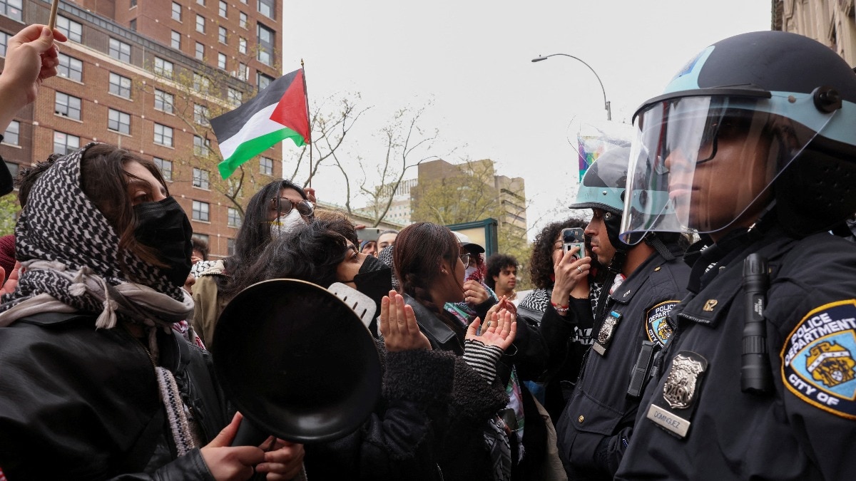 You are currently viewing Columbia University protests: Over 100 pro-Palestine students arrested