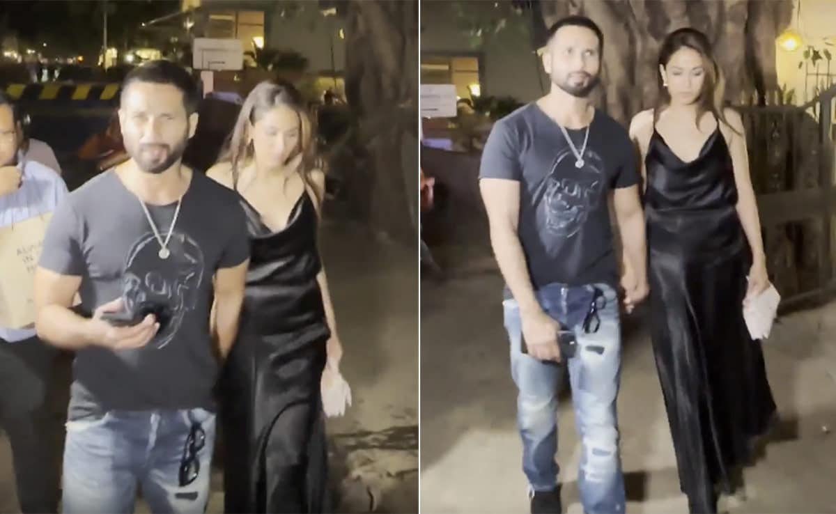 You are currently viewing Viral: Shahid Kapoor Schools Paparazzi On Date With Mira – "Stop It, Please Behave"