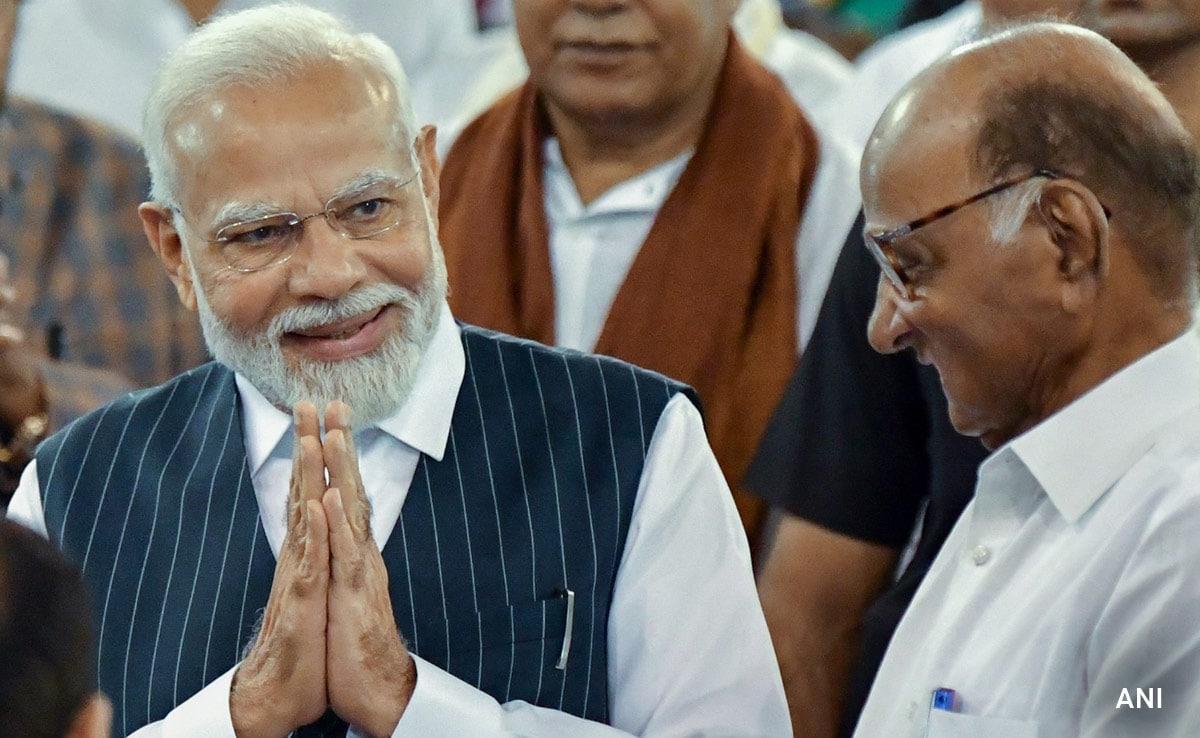 You are currently viewing "Helped Him In Crisis," Recalls Sharad Pawar After PM Modi's Attack