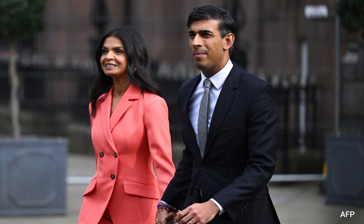 Read more about the article UK PM Rishi Sunak, Wife Akshata Murty’s Wealth Soars In 2024 Rich List