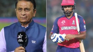 Read more about the article "Not The Time To Have A Go": Gavaskar Schools Samson During RCB vs RR game