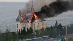 Read more about the article Russian air strike damages Ukraine’s Harry Potter castle