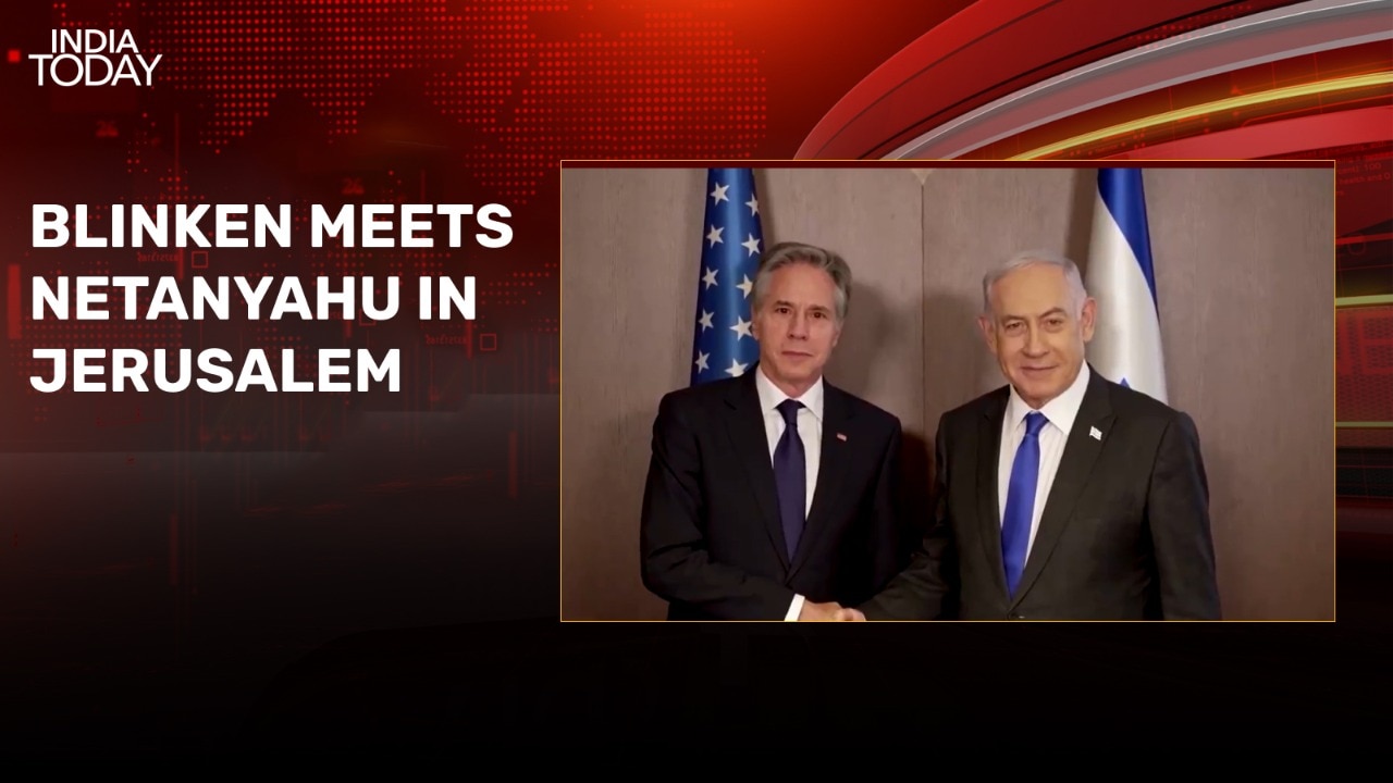 US Secretary of State Antony Blinken meets Israeli PM in Jerusalem