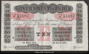 Read more about the article Rare Indian Banknotes From 1918 Shipwreck To Be Auctioned In London