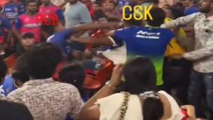 Read more about the article Watch: RCB Fan Assaults CSK Supporters Fan As Kohli And Co. Got Knocked Out