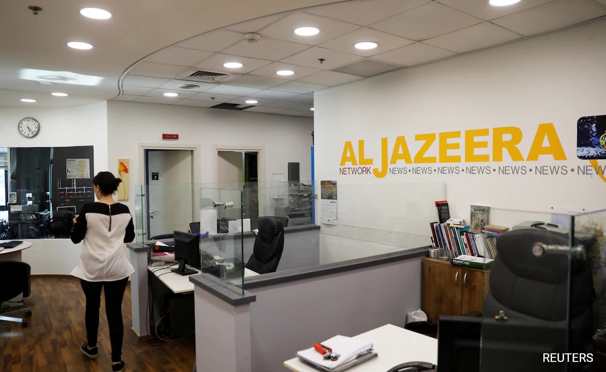 Read more about the article Israeli Authorities Raid Al Jazeera Office After Shutdown Order Over Israel-Hamas War In Gaza