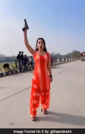 UP Police to Probe Woman Waving Pistol On Highway After Video Goes Viral