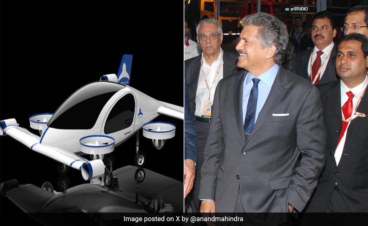 You are currently viewing Anand Mahindra's Praise For Startup That Will Develop Flying Electric Taxi