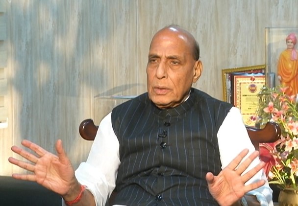Read more about the article "400 Paar Not Just A Campaign Slogan, But…": Rajnath Singh To NDTV