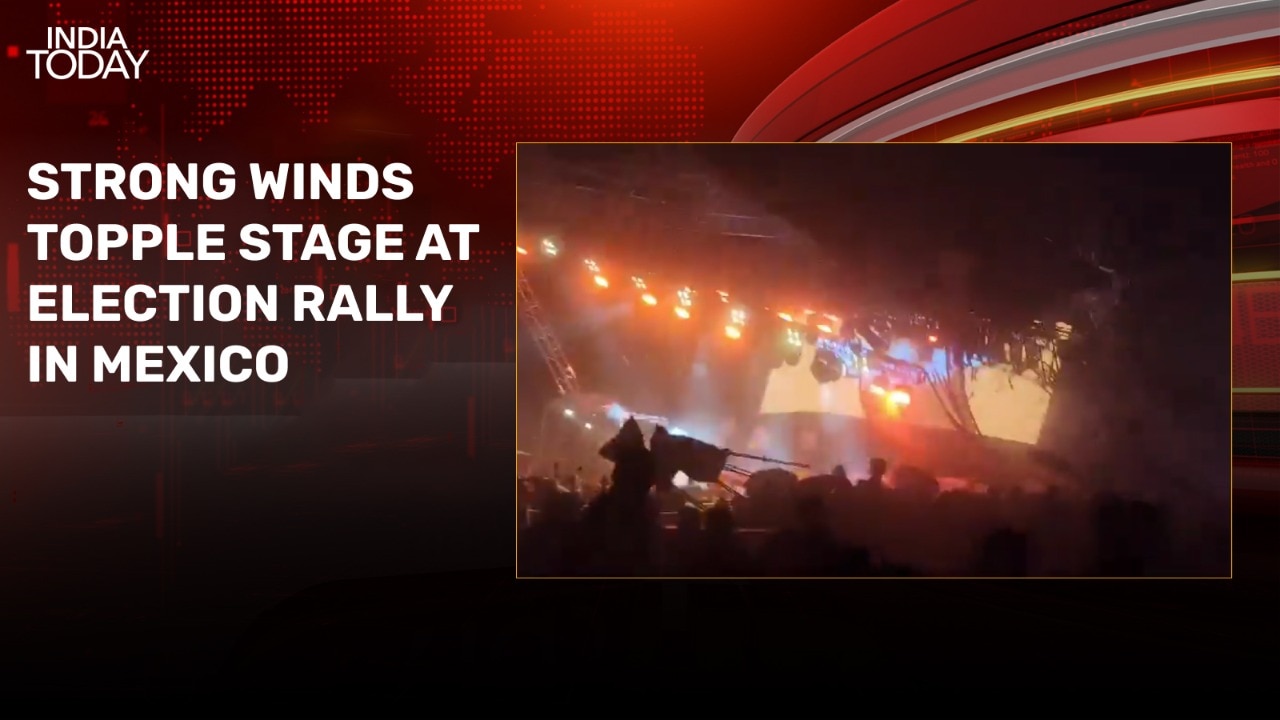 Video: Stage collapses at Mexico presidential candidate Jorge Alvarez Maynez’s election rally, 9 dead