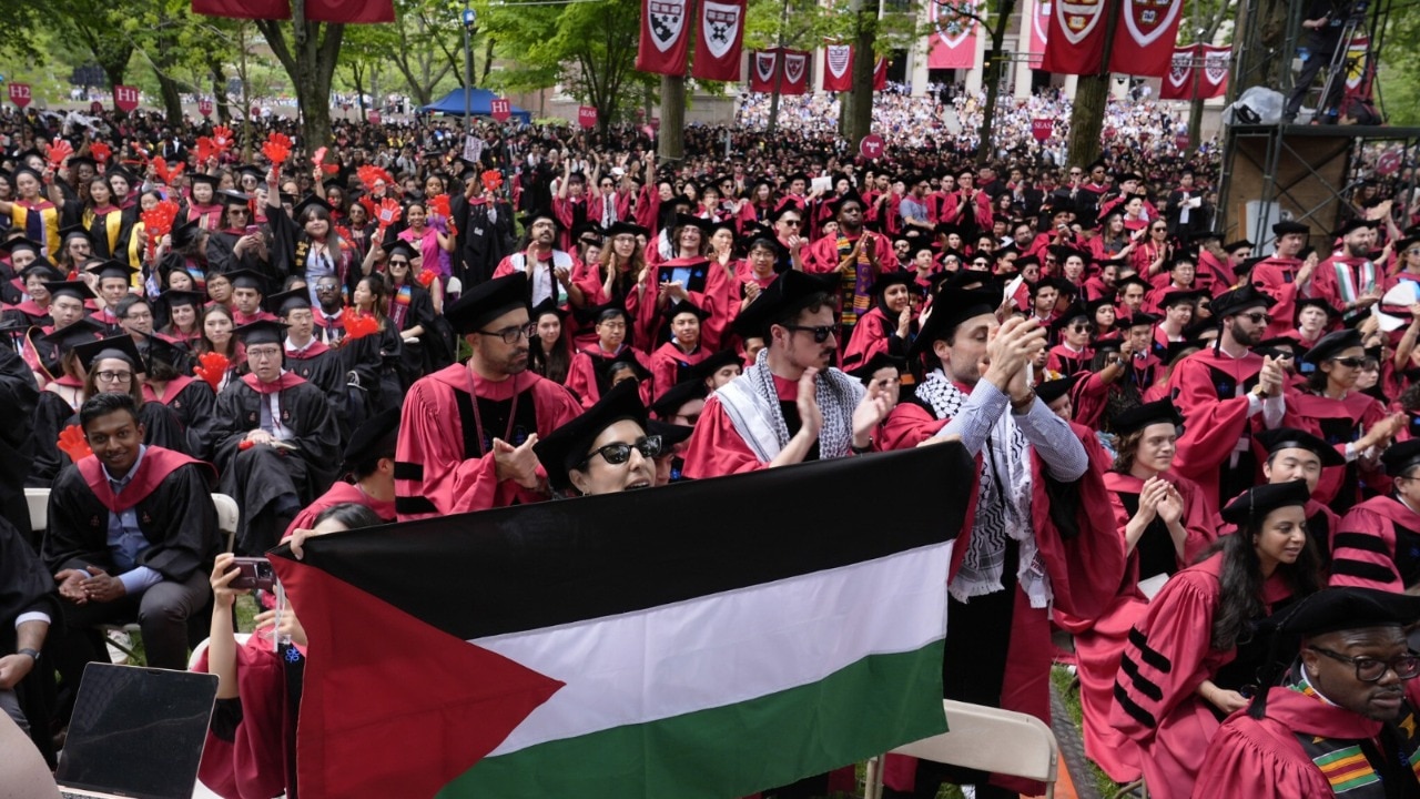 Read more about the article Israel-Hamas War: Harvard University students walk out of commencement to oppose ‘Gaza genocide’