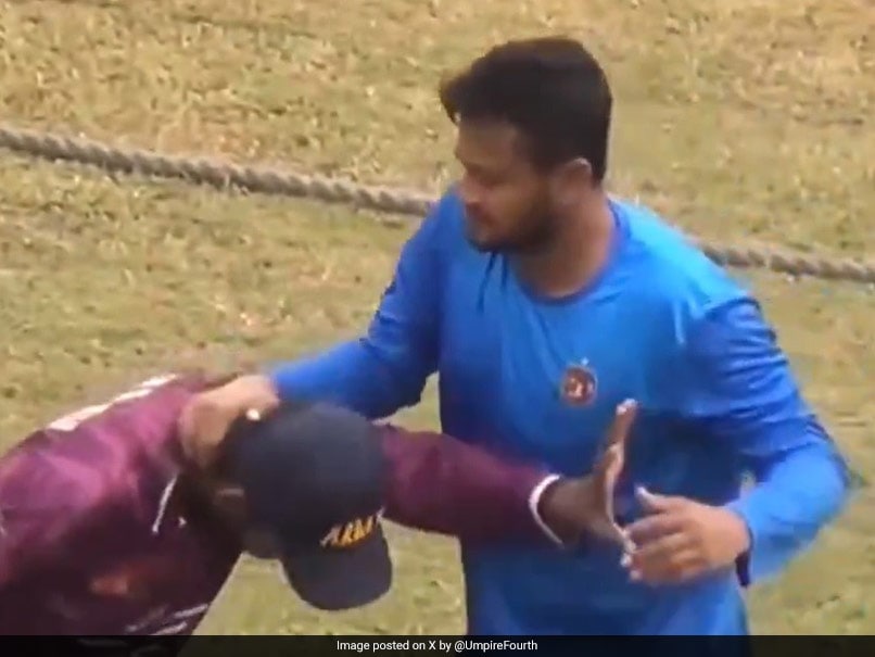 Shocking Scene: Shakib Al Hasan Assaults Selfie-Seeking Fan. Video Viral