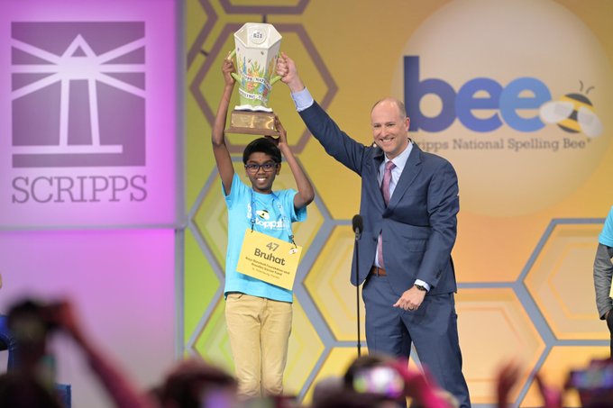Read more about the article 12-Year-Old Indian-American Bruhat Soma Wins National Spelling Bee Contest In US