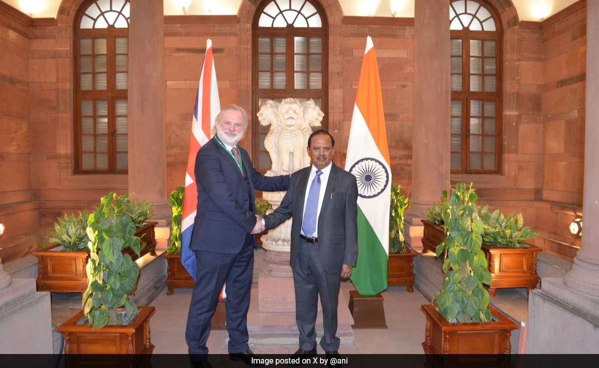 Read more about the article Ajit Doval Discusses Critical Tech, Global Issues With UK Counterpart