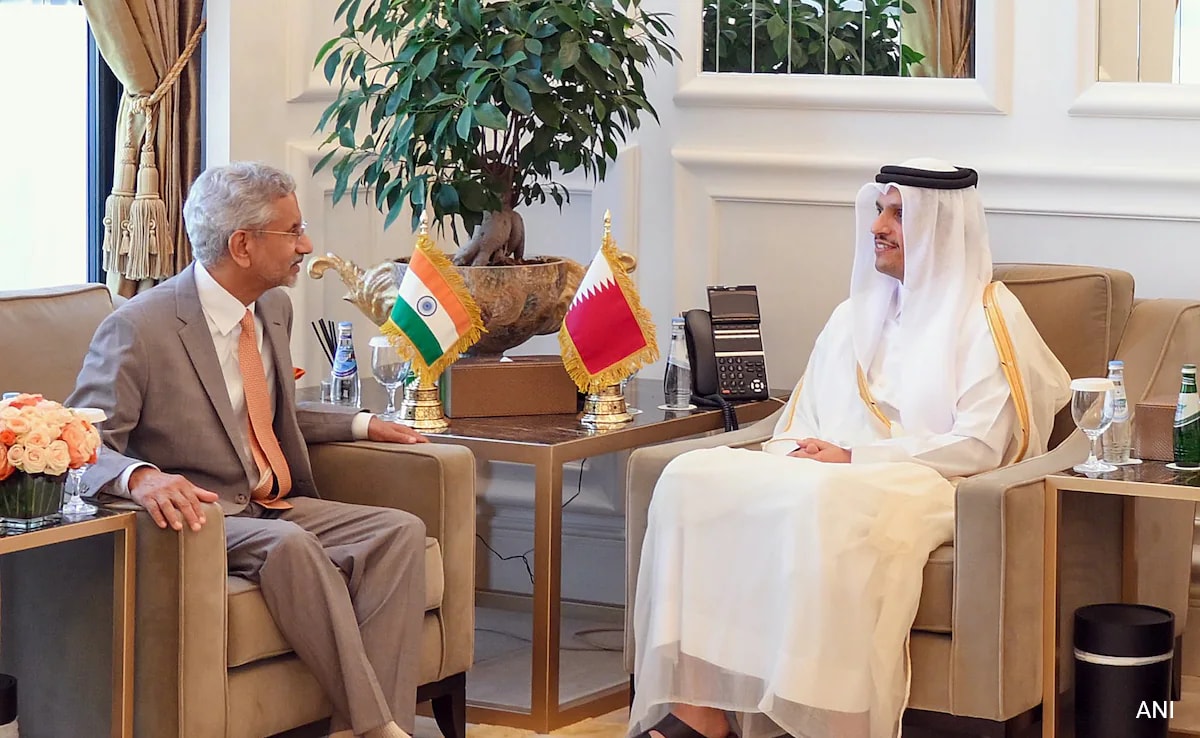 S Jaishankar Discusses Trade, Technology, Global Issues With Qatar’s PM Mohammed bin Abdulrahman bin Jassim Al Thani