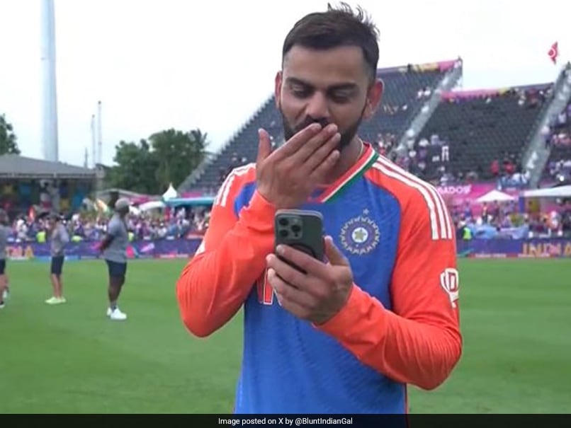 Watch: Kohli In Tears As He Video Calls Wife And Kids After India's WC Win