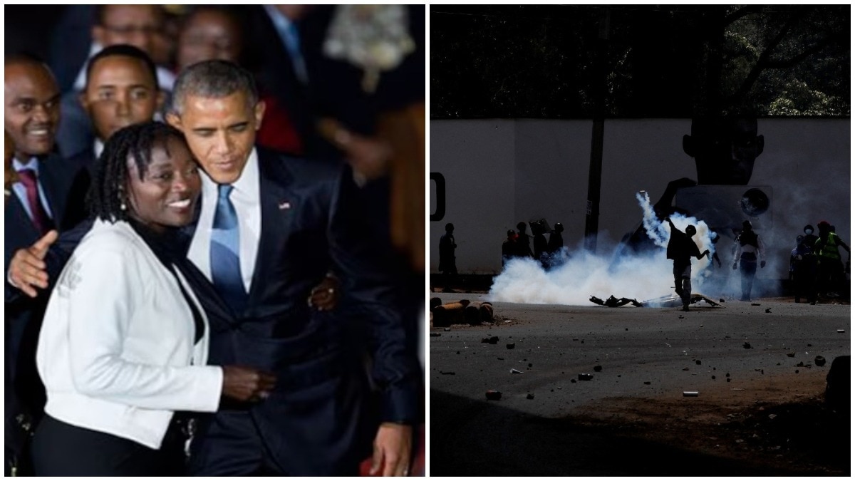 Read more about the article Barack Obama’s half-sister tear-gassed by Kenyan police during protest: Report