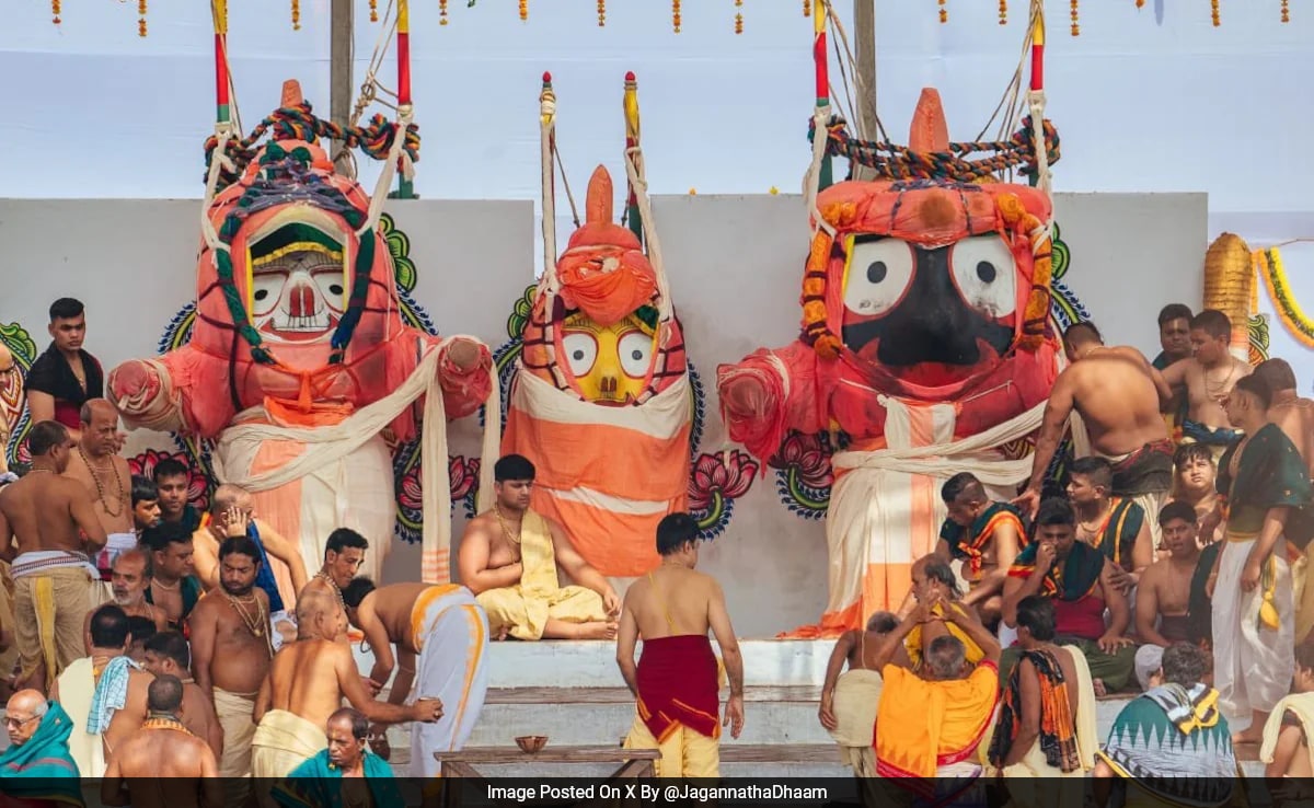 You are currently viewing What Is Snana Purnima, The Sacred Bath Ritual Before Jagannath Rath Yatra