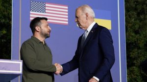 Read more about the article Biden, Volodymyr Zelenskyy sign defence deal as Ukraine nears NATO membership