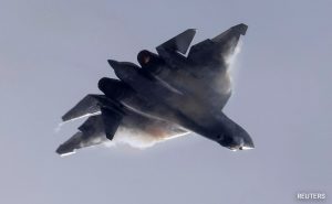 Read more about the article Russia’s Latest Generation Fighter Jet Su-57 Hit For First Time, Claims Ukraine
