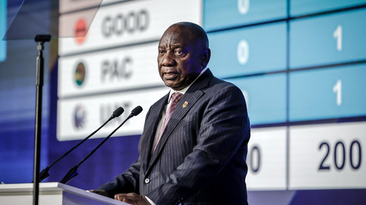 You are currently viewing South Africa’s Cyril Ramaphosa re-elected as President after alliance deal