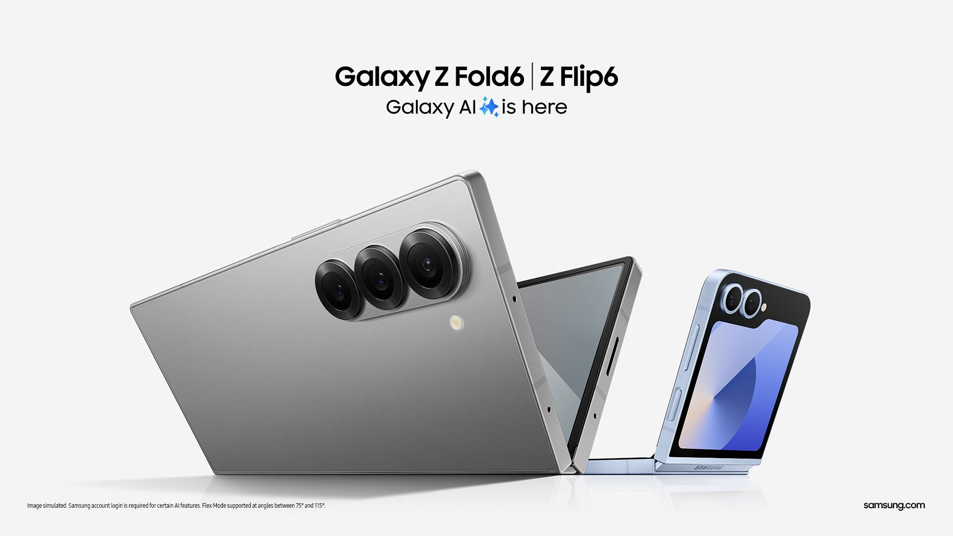 Samsung Galaxy Z Fold6 and Z Flip6: Transforming the Foldable Experience With Galaxy AI. Own Now