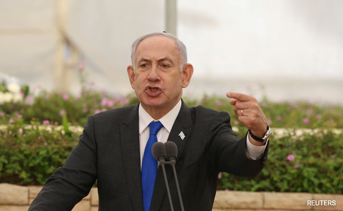 Benjamin Netanyahu’s “Simple” Message To Israel’s Enemies After Strike On Yemen Port