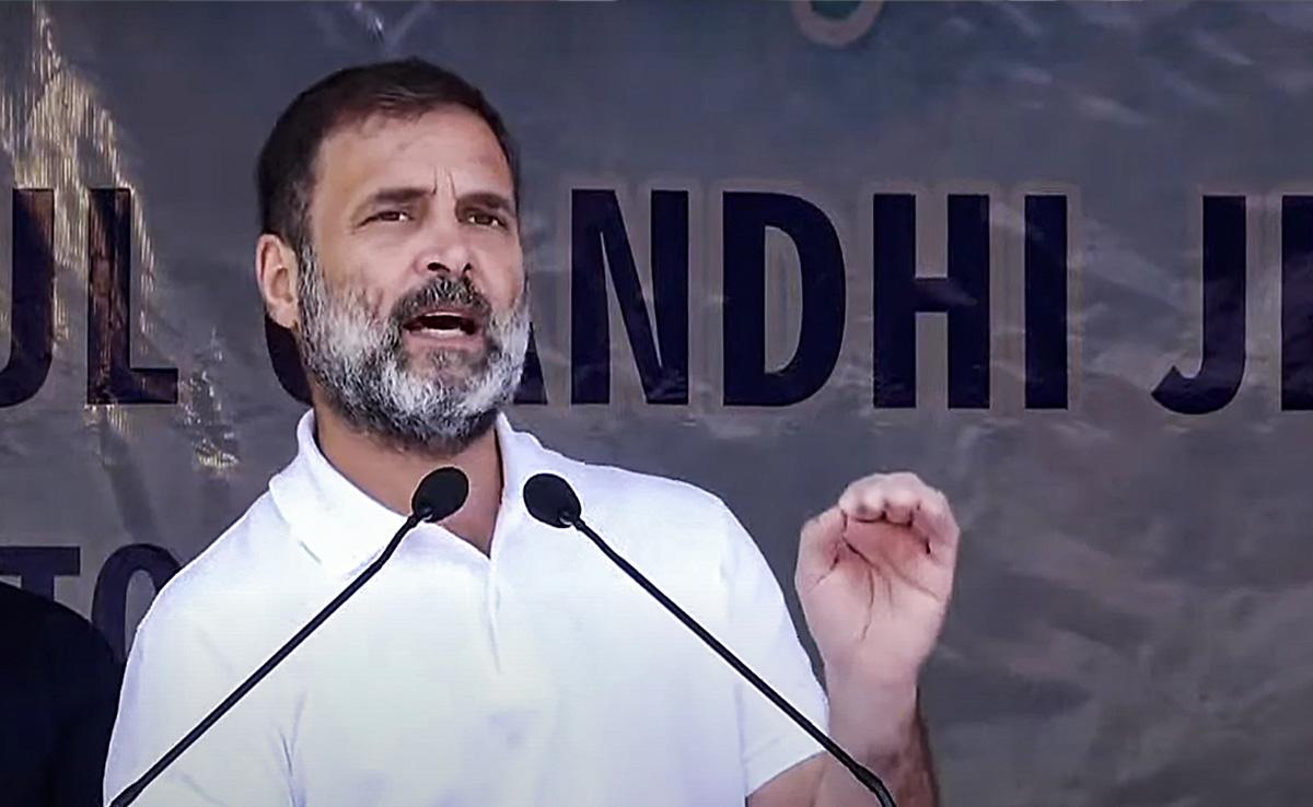 "We Must Stand With Truth And Follow Path Of Non-Violence": Rahul Gandhi