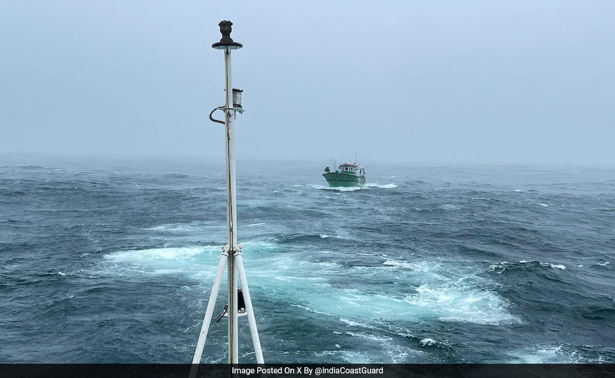 Coast Guard Rescues 11 From Boat In Critical Condition Off Kerala Coast