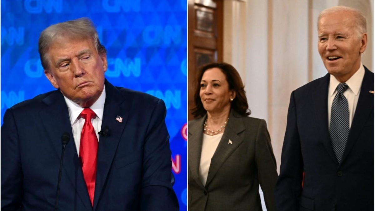 Donald Trump’s take on 2024 race: ‘Broken-down’ Joe Biden and ‘pathetic’ Kamala Harris