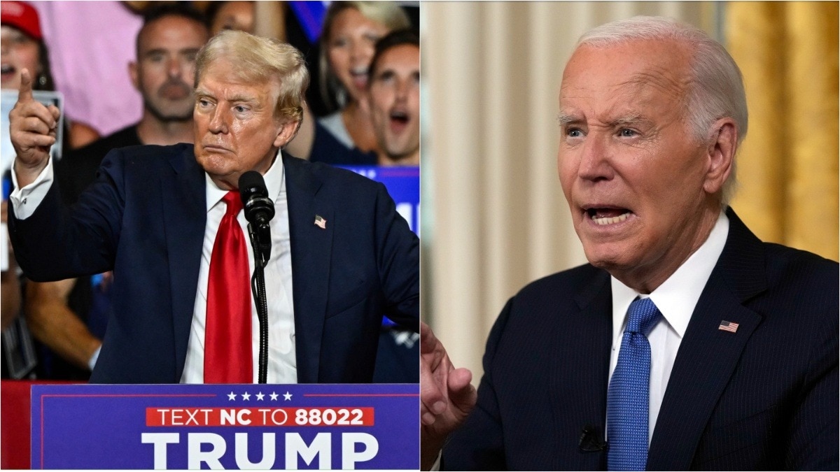 US President Joe Biden forced to end White House race due to coup by Democrats: Donald Trump